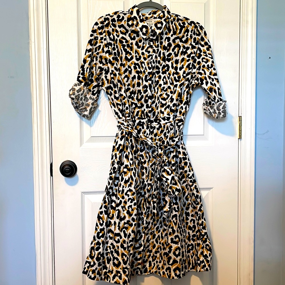 Make me an offer!  Unworn sassy JCREW leopard shirt dress!